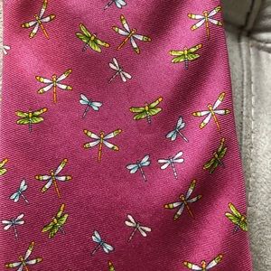 NWT Brooks Brothers Dragonfly Men’s Silk Tie